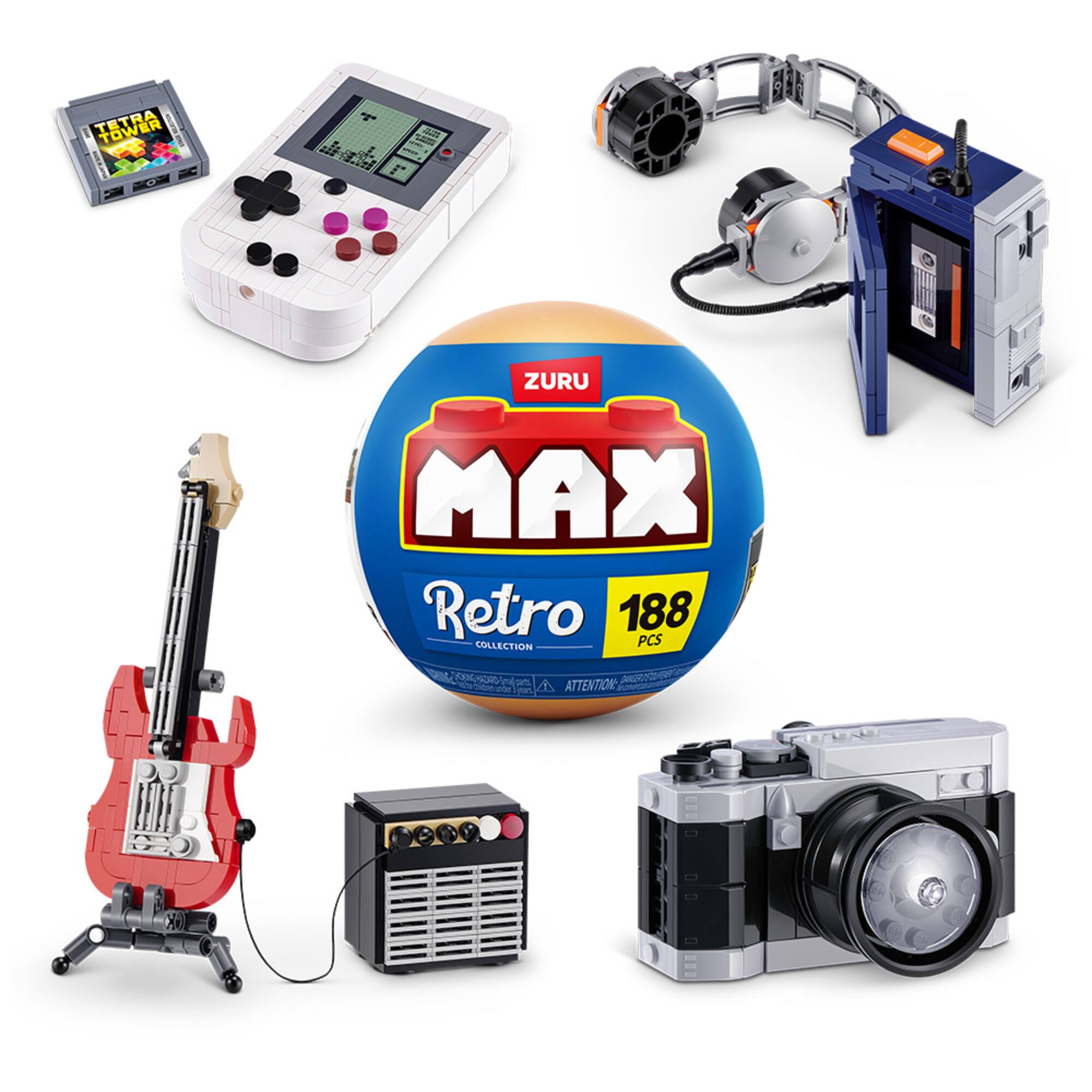 MAX Premium Retro Collection™ Camera Building Bricks Set